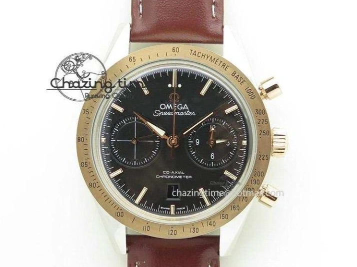 0506 Speedmaster ’57 Co-Axial OMF 1:1 Best Edition Blue Dial White Markers On SS Bracelet A Sustainable 8145